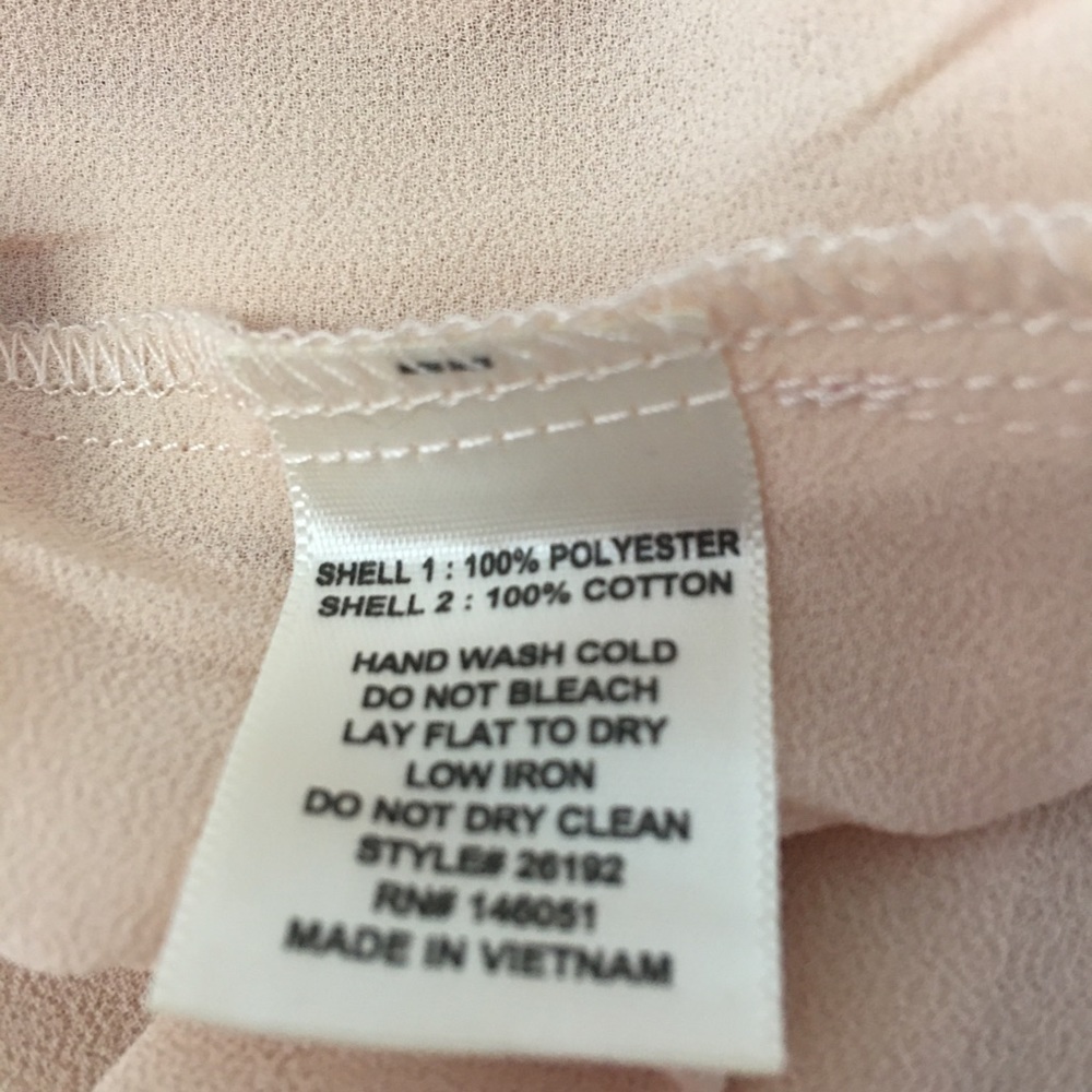 Monteau Los Angeles Peach Halter Top with White Lace Trim Size L - Picture 8 of 8